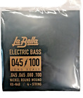 LaBella RX-N4B Nickel Round Wound Bass Muta Set 4 Corde Basso Light 45-100