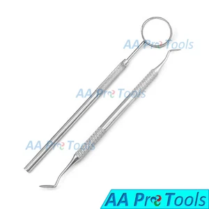 2 Dental Tartar Calculus Plaque Tooth Scraper Remover/Mirror Examination PR-290 - Picture 1 of 3
