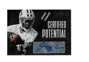 Autógrafos potenciales certificados Panini 2014 #P-SE SHAQ EVANS RC (Jets) #032/399 - Imagen 1 de 3