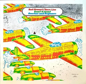 Placa de libro con impresión de arte de portada de álbum de música Rod Stewart Band - Imagen 1 de 5