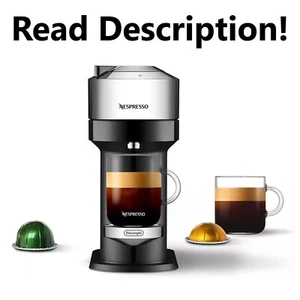 Nespresso Vertuo Next Deluxe Coffee and Espresso Machine by De'Longhi, Chrome - Picture 1 of 7