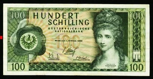 ÖSTERREICH. 100 Schilling 1969. 145. - Bild 1 von 2