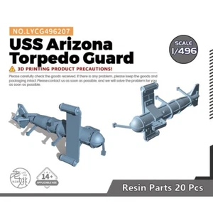 SSMODEL 207 1/496 Model Upgrades Parts USS Arizona Torpedo Guard WWII - Picture 1 of 3