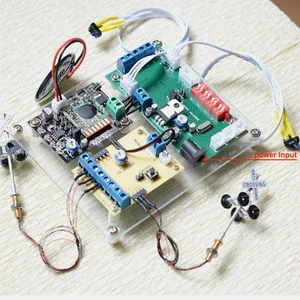 1 set HO scale grade crossing signal automatic control system sound effect flash - Picture 1 of 9