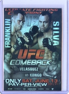 2010 Topps UFC Poster Insert # 99Rich Franklin Wanderlei Silva Cain Velasquez - Picture 1 of 3