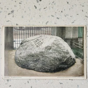 Alte Postkarte unbesendet Massachusetts MA Plymouth Rock - Bild 1 von 3