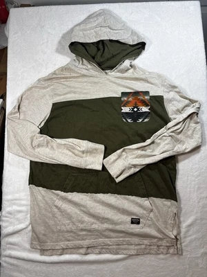 Parish Nation Men’s Sweater Pullover Shirt Size XL Green With Hood - Image 1 of 4