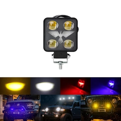 Motorcycle LED Light Off-road LED Lamp ABS Housing Low Power Consumption - Image 1 of 4