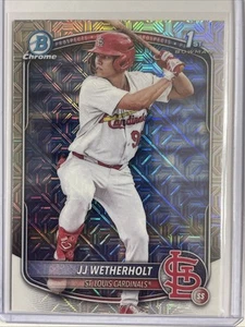JJ Wetherholt 2025 Bowman Mega caja Mojo refractor #BCP-22. Cardenales de San Luis. - Imagen 1 de 7