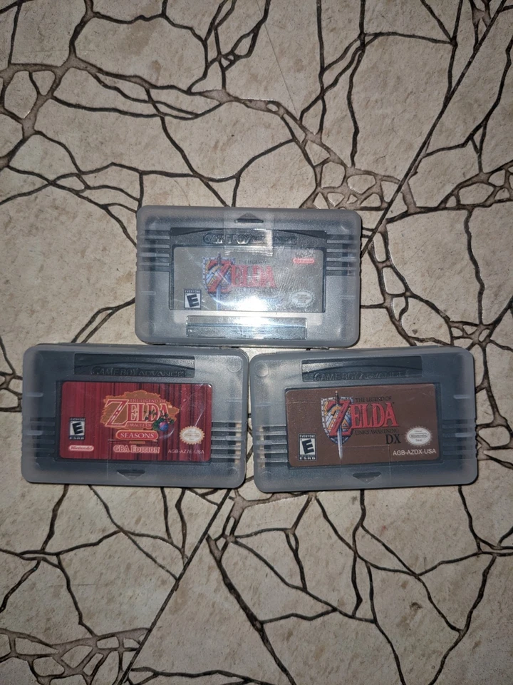 Zelda Games Links Awakening Oracle of Season & Link to the Past Gameboy - Image 1 of 1