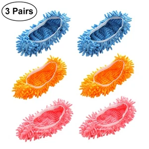 6 Piezas Zapatillas Plumero Fregona de Pie Fregona de Piso Zapatos Cubierta Fregonas Limpieza Zapatos - Imagen 1 de 12
