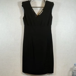 Skaist Tayler ärmelloses schwarzes Minikleid mit V-Ausschnitt Größe 8 Medium - Bild 1 von 6