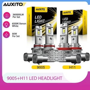 H11 9005 LED Super Headlight Bright 6500K Bulbs White High/Low 360000LM Beam USA - Picture 1 of 12
