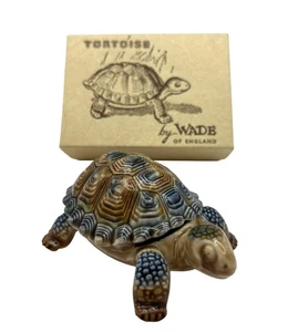 Caja de baratijas de porcelana Wade England padre tortuga caja con tapa extraíble - Imagen 1 de 13