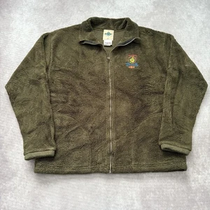 Vintage Kellogg's Cereal City USA Pullover Mens Large Sherpa Fleece Jacket 90s - Picture 1 of 11