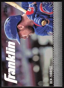 2016 Topps Update Team Franklin #TF-20 Ben Zobrist - Picture 1 of 2
