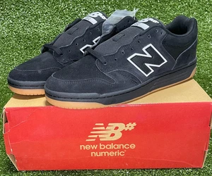 Size 10.5 - New Balance Numeric 480 Black White Gum Suede NM480SBW - Picture 1 of 14