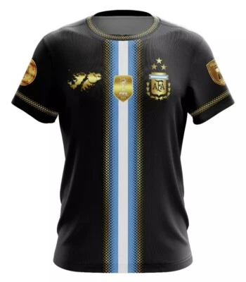 CAMISETA ARGENTINA CAMPEÓN 3 ESTRELLAS ISLAS MALVINAS GENÉRICA  - Image 1 of 3