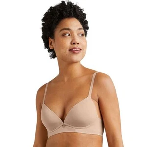 Sujetador Demi Inalámbrico Maidenform One Fab Fit DM2301 Almond Nude Talla 34B, 36D, 40D - Imagen 1 de 12