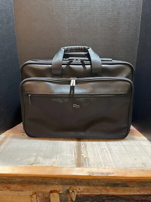Black Solo Laptop/Computer Bag Briefcase Pre-Owned - Image 1 of 4