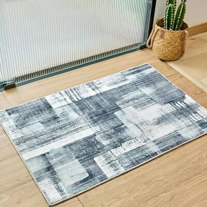 Small Area Rug 2x3 Low Pile Machine Washble Rug Stain Resistant Front Door Mat W - Picture 1 of 8