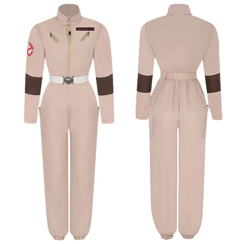 Ghostbusters Jumpsuit Uniform Cosplay Costume Women's Outfit - Image 1 of 4