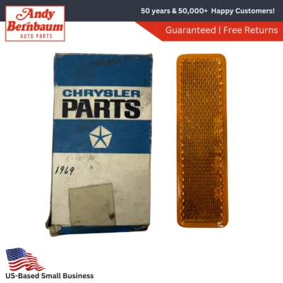 Plymouth Dodge Chrysler 1969 lámpara de marcado lateral luz lente ámbar 2930744 nuevo de lote original Foto 1 de 4