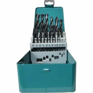 Makita Drill Bit Set 25PCE Hss Jobber Drill Bit Set In Case 1-13mm D-54097 - Picture 1 of 1