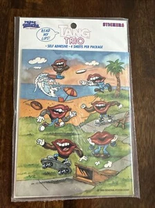1988 Tang Trio "Read my Lips" 4 Blatt Aufkleber Paket. Allgemeine Lebensmittel - Bild 1 von 2