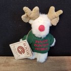 Boyds Bears Reindeer Moose Mini Plush Thinkin? Of Ya Series Warm Winter Wishes