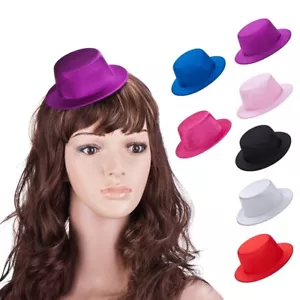 2pcs Satin Mini Top Hats Millinery Supplier Material Making Party FascinatorA087 - Bild 1 von 34