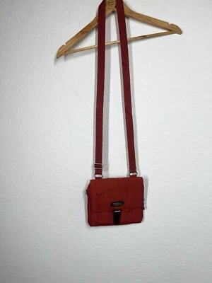 Bolso Bandolera Baggallini Cartera Rojo Óxido Naranja Viaje Orangizante Foto 1 de 4