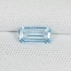 0,62 Cts Bellissima Lucentezza Taglio Ottagonale "Sky Blue" Acquamarina Naturale....!!!! - Foto 1 di 2