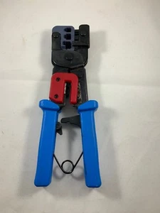 Crimping Tool 8P/RJ-45, 6P/RJ-12, RJ-11 Crimper, Cut, Strip, - Picture 1 of 2