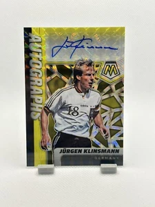 PANINI MOSAIC ROAD TO THE WORLD CUP 2022 - JURGEN KLINSMANN GOLD AUTOGRAPH /10 - Picture 1 of 2