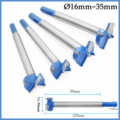 Forstnerbohrer Lochsäge Bohrlochsäge Holzbohrer Extralang Scharnierbohre 16~35mm - Bild 1 von 4