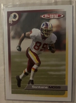2005 Topps Total Football Card #296 Santana Moss Washington Redskins - Image 1 of 2