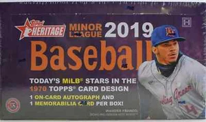 2019 Topps Heritage Minor League Baseball Hobby Box Factory Sealed - Bild 1 von 2