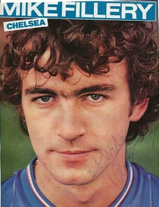 MIKE FILLERY SIGNED PICTURE ~ CHELSEA / QUEENS PARK RANGERS / PORTSMOUTH - Picture 1 of 2