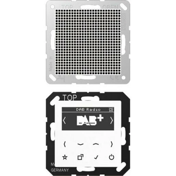 Jung SMART RADIO DAB+ SET MONO (DABA1WW) - Bild 1 von 1