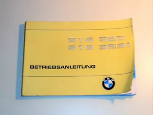 BMW E21 3er 316 318 320 323i orig. Betriebsanleitung Bedienungsanleitung - Picture 1 of 2