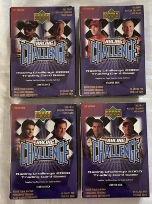 Set Of (4) 2000 Upper Deck Racing Challenge Starter Decks; Factory-Sealed Boxes - Image 1 of 4