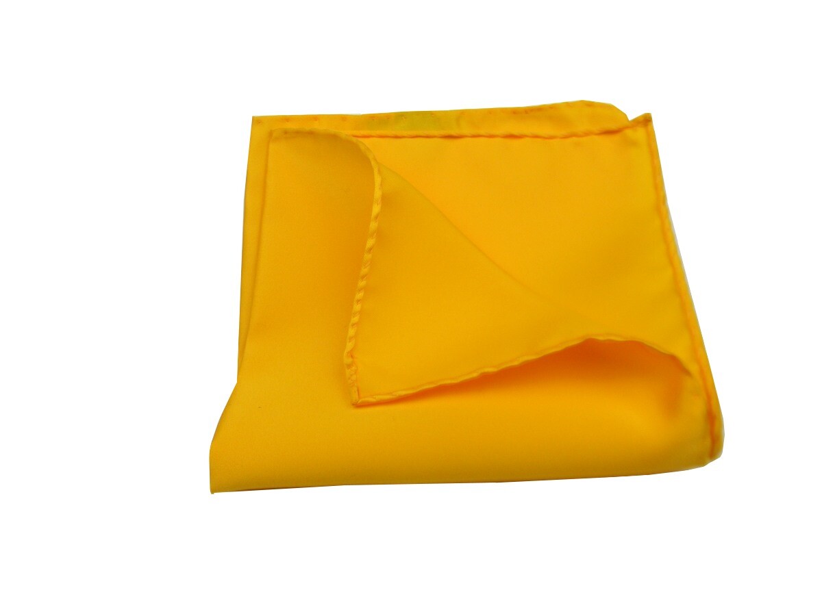 Fazzoletto Da Taschino In Raso Giallo Sabbia - Elegante Accessorio Per Uomo E Donna, 22x22cm - Foto 9
