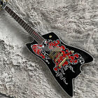 Thunderbird Electric Guitar Black Fretboard Billy Bo 6 String Gold Hardware