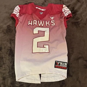 Kids Red Hawks Football Jersey Youth Size S local team #2 Versus - Picture 1 of 5