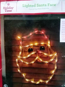 Finestra di Natale 43 Luci Decorazione Faccia di Babbo Natale ® Tempo di Festività - Foto 1 di 2