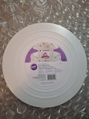 Wilton 12" Round cake separator plates - Image 1 of 2