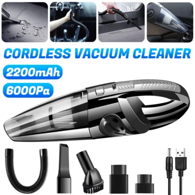 Powerful Car Vacuum Cleaner Wet&Dry Handheld Strong Suction Car Vacuum Portable - Image 1 of 4
