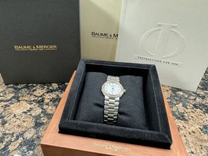 Baume et Mercier Riviera Quartz Diamond White Dial Ladies Watch MOP - Picture 1 of 8