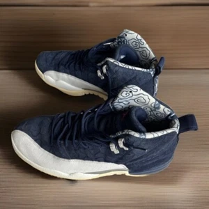 NIKE AIR JORDAN 12 RETRO INTERNATIONAL FLIGHT BIANCO BLU NAVY taglia 10 FLU TAXI - Foto 1 di 12